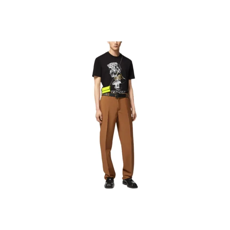 VERSACE Graphic Printed Crewneck T Shirt-1