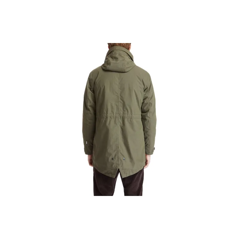 Timberland Parka Coats Men Army Green-3