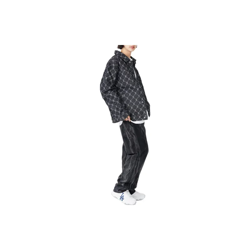 MLB Old Flower Jackets Unisex Black-2