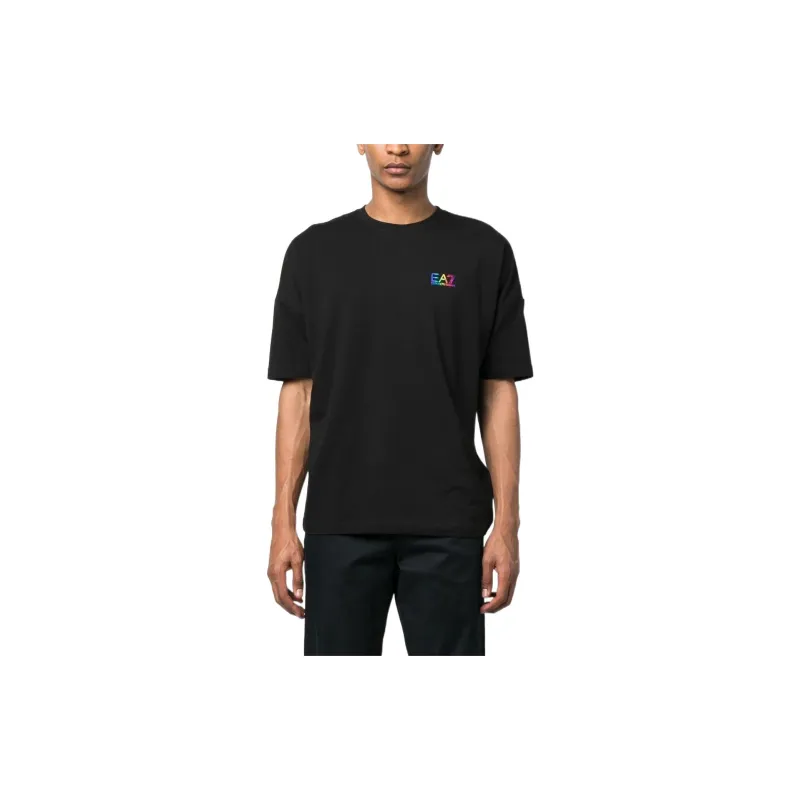 EMPORIO ARMANI EA7 SS23 T Shirt Men's Black-1