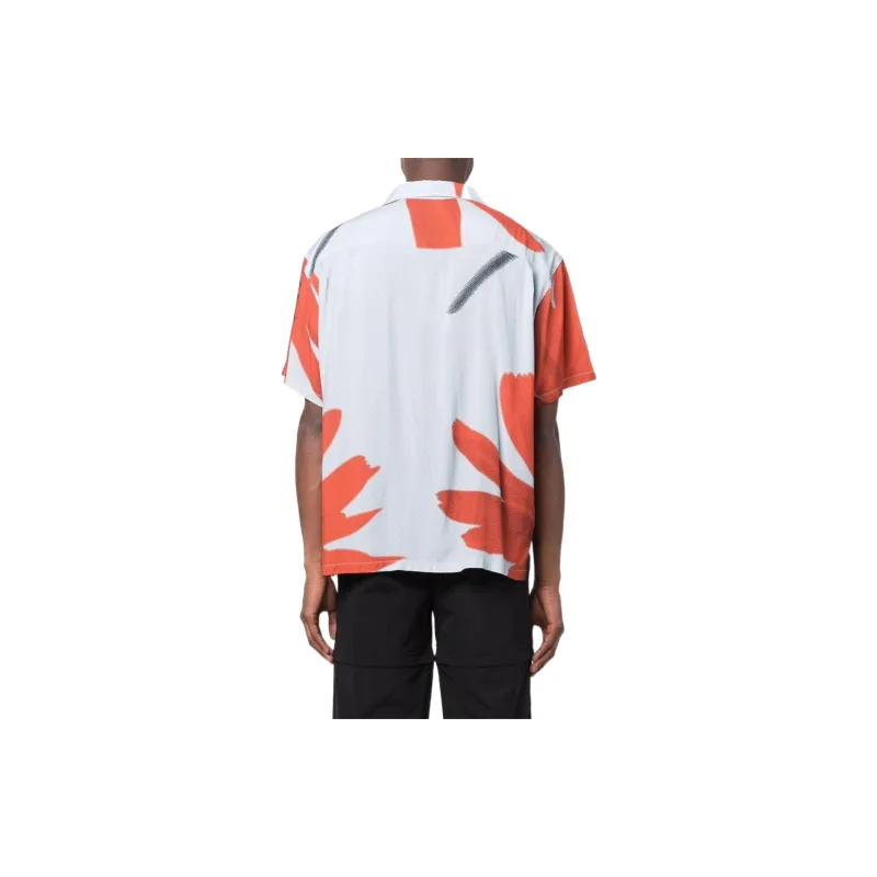 Stussy Halftone Flower Shirt-2