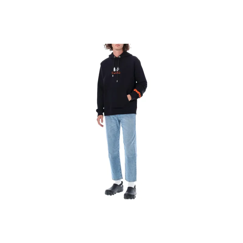 GCDS Daffy Duck-print Drawstring Hoodie-1