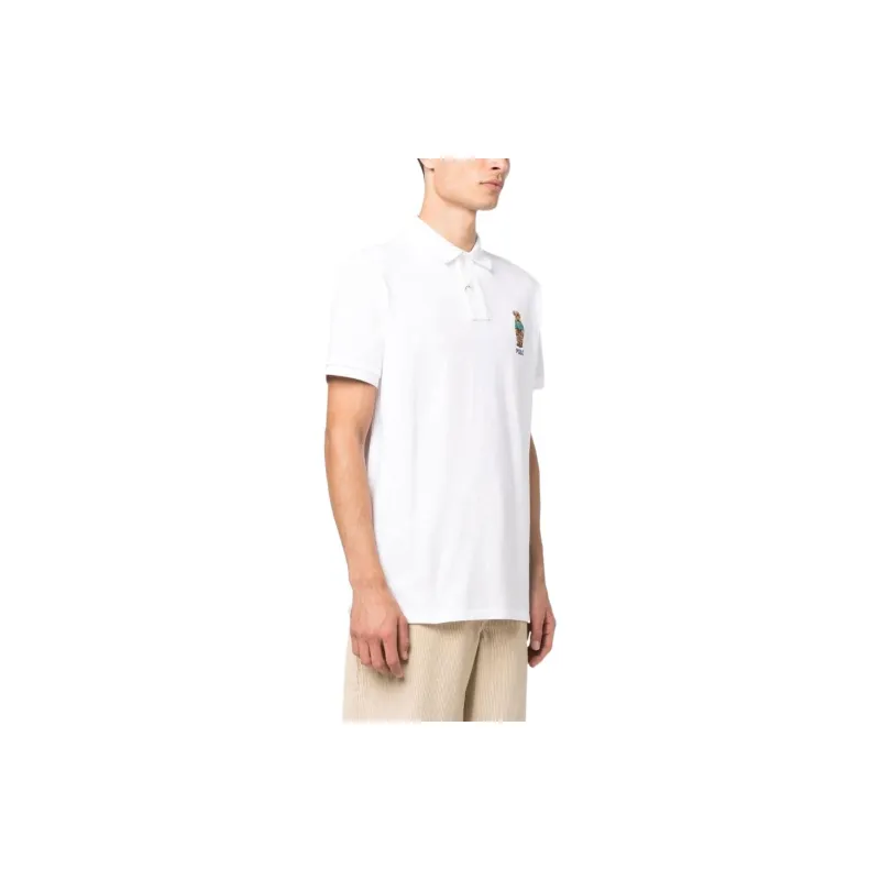 Polo Ralph Lauren Polo Shirts Men White-3