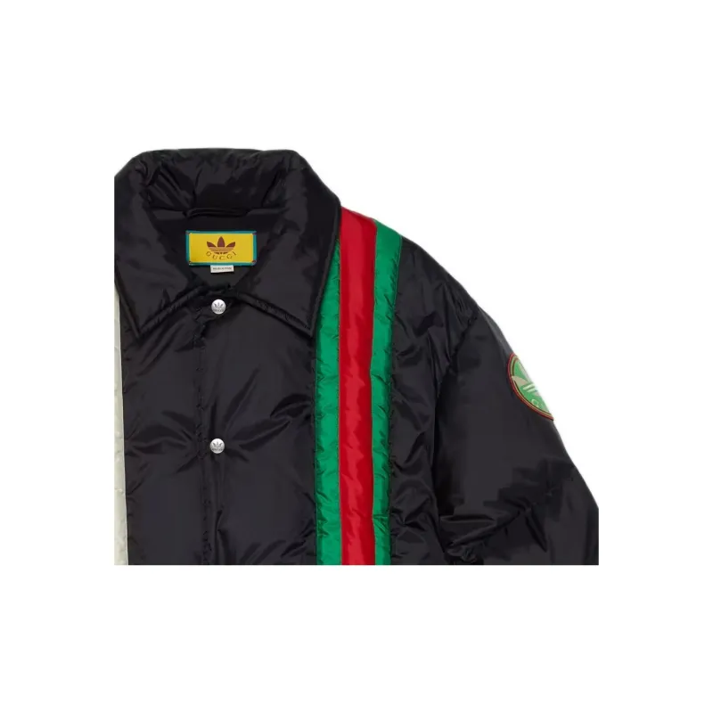 Adidas X GUCCI Adidas X GUCCI Co branded Series Puffer Jackets Men Black-5