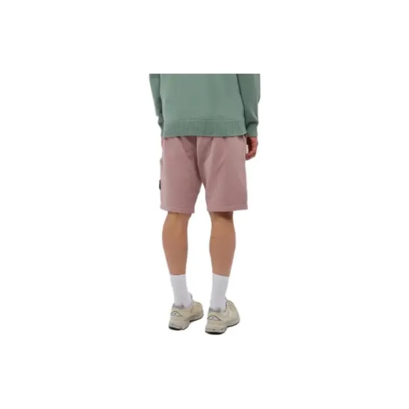 STONE ISLAND Casual Shorts Men Pink-1