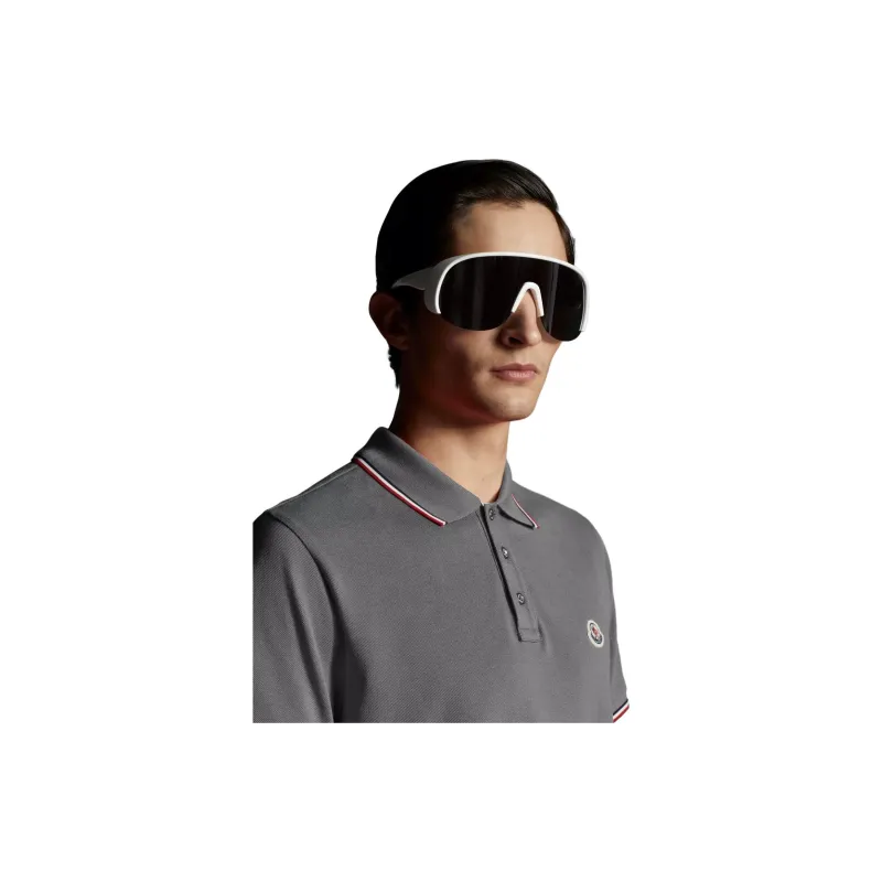 Moncler Polo Shirt Men's Dark Gray-3