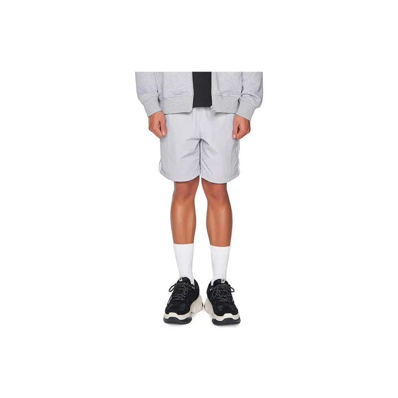Nerdy Casual Shorts Unisex Light Gray-2