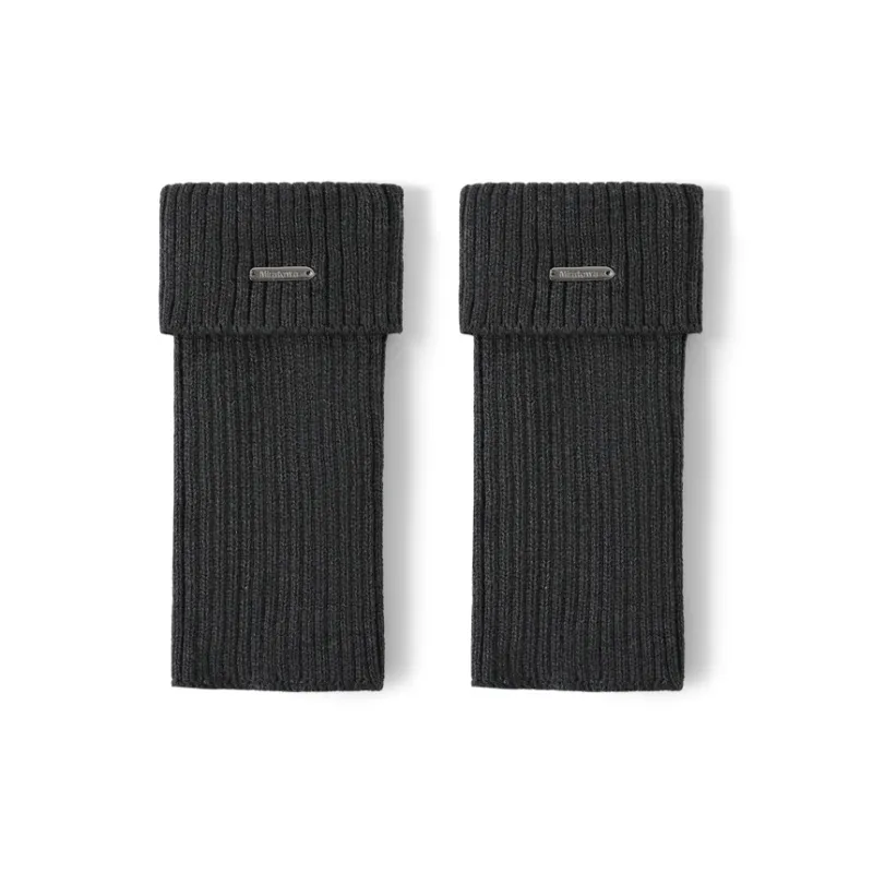 JKN Mid Calf Socks Y2K Hot Girl Slimming White Leg Warmer With Leather Shoes Long Shaft Calf Socks Women's 1 Pack-5