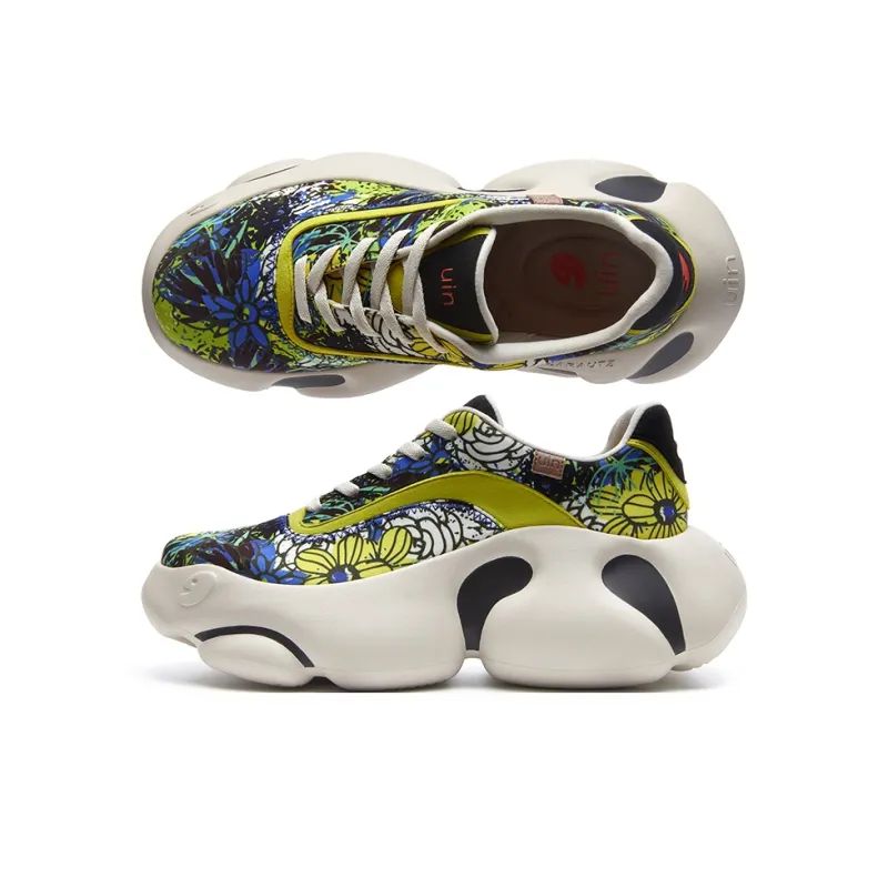 U.IN Zaluz Series Height Increasing Low Top Chunky Sneakers Women's-7