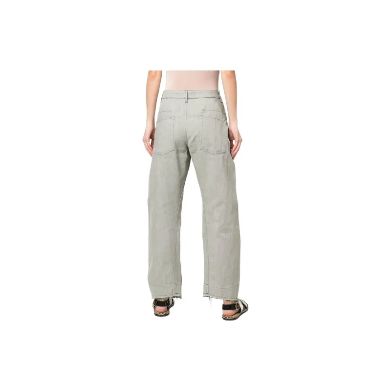 JIL SANDER High rise Wide leg Trousers-3