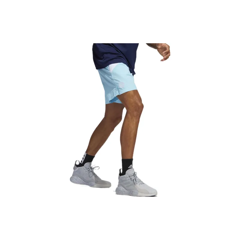 Adidas Basketball Shorts Men's Blue-3