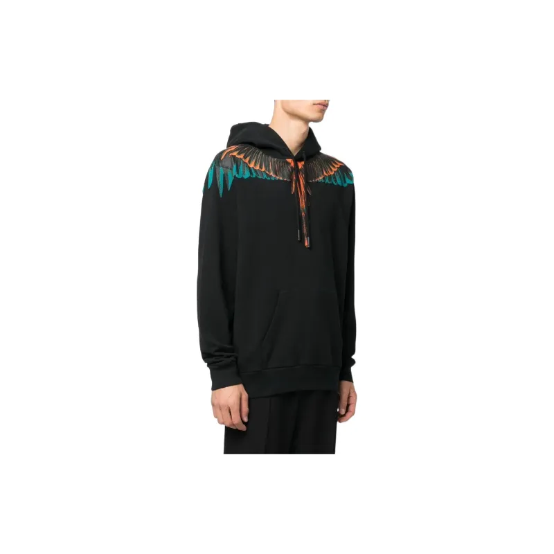 Marcelo Burlon County Of Milan Wings-print Pullover Hoodie-2
