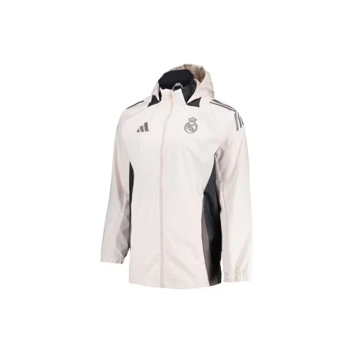 Adidas Real Madrid Jackets Unisex Milk White