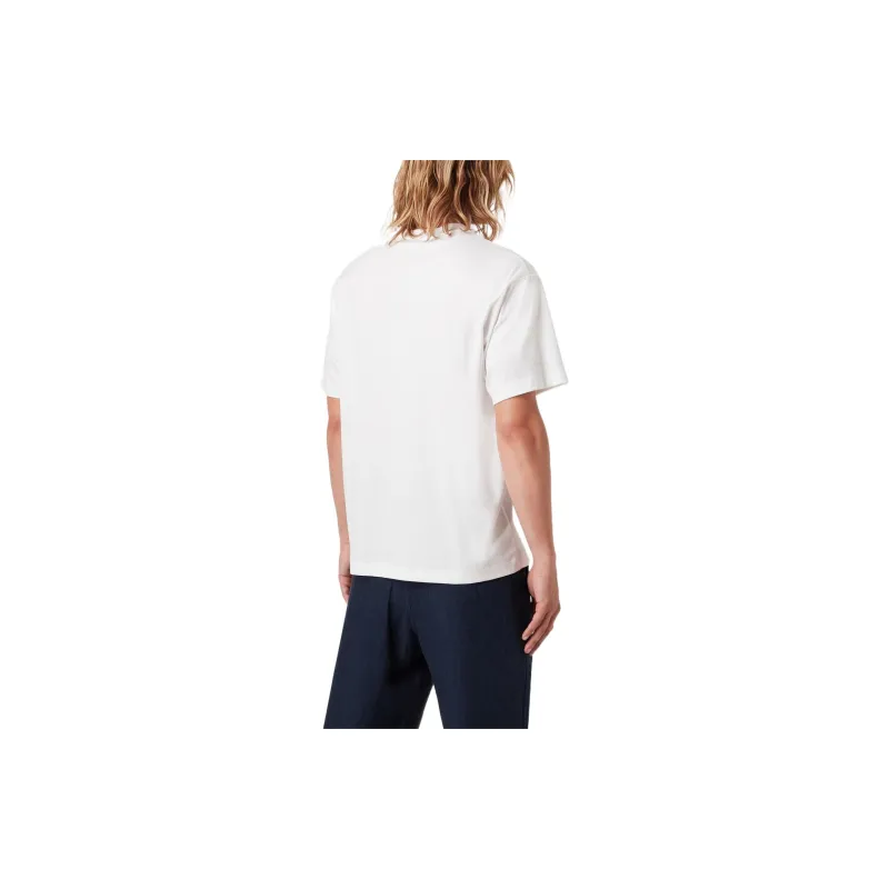 GIORGIO ARMANI T Shirts Men White-5