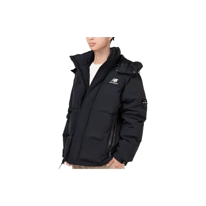 New Balance Down Jacket Winter Men's Black-4