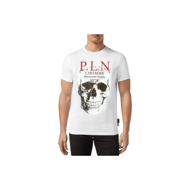 PHILIPP PLEIN T Shirts Men White-2