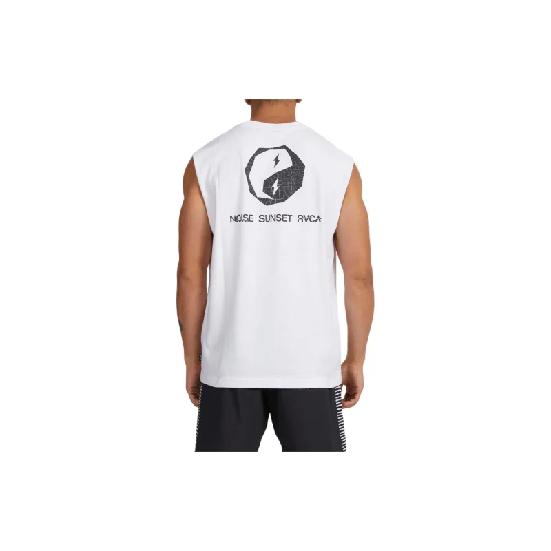 RVCA Tank Tops Men White-3