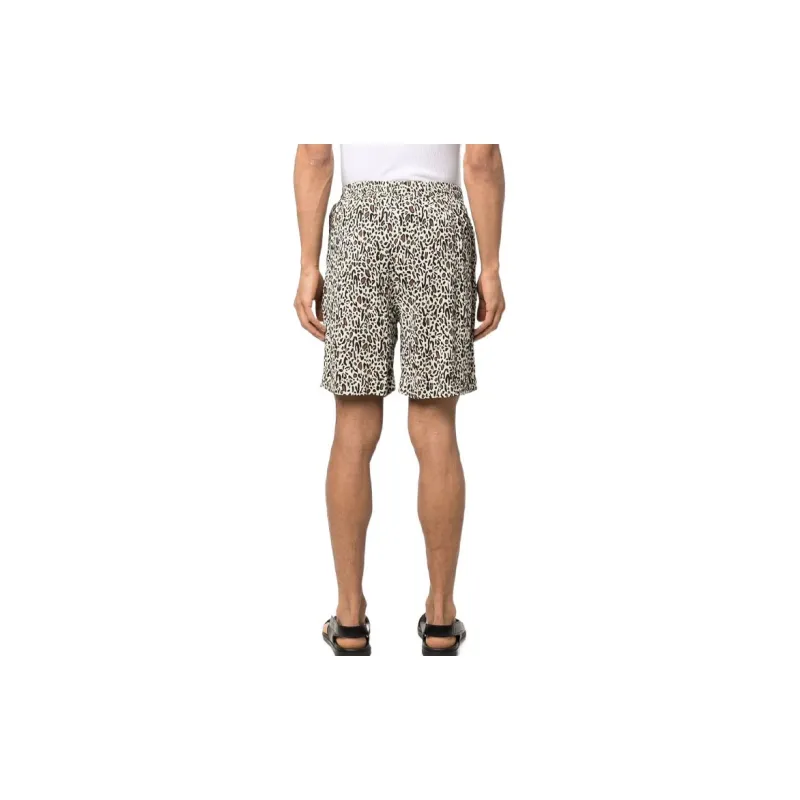 NANUSHKA Leopard Printed Drawstring Shorts-2