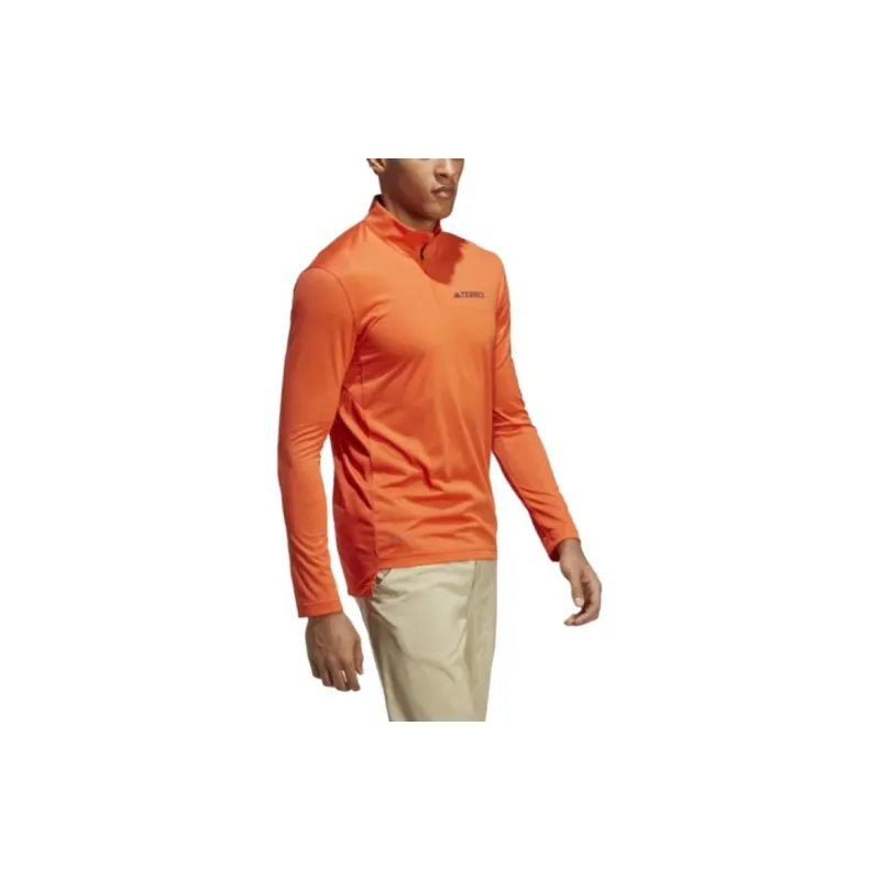 Adidas Free Shipping With AdiClub Terrex Multi Half Zip Long Sleeve Tee-3