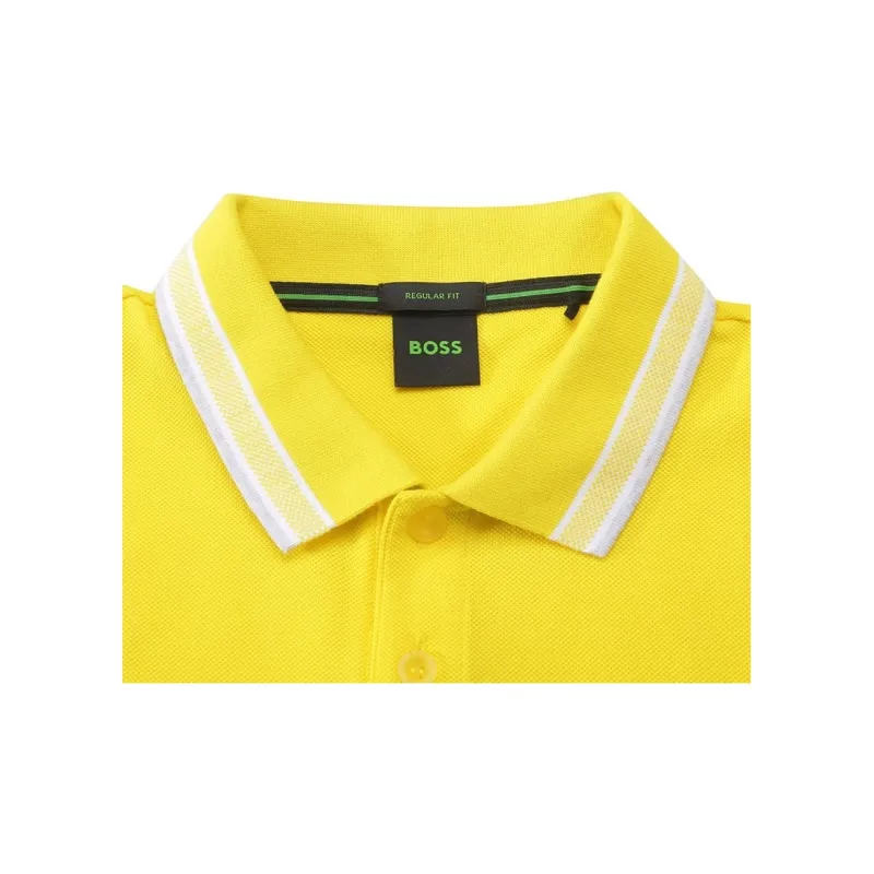 HUGO BOSS FW23 Polo Shirt Men's Bright Yellow-4