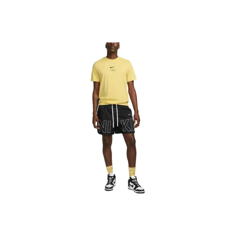 Nike T Shirts Men Yellow-2