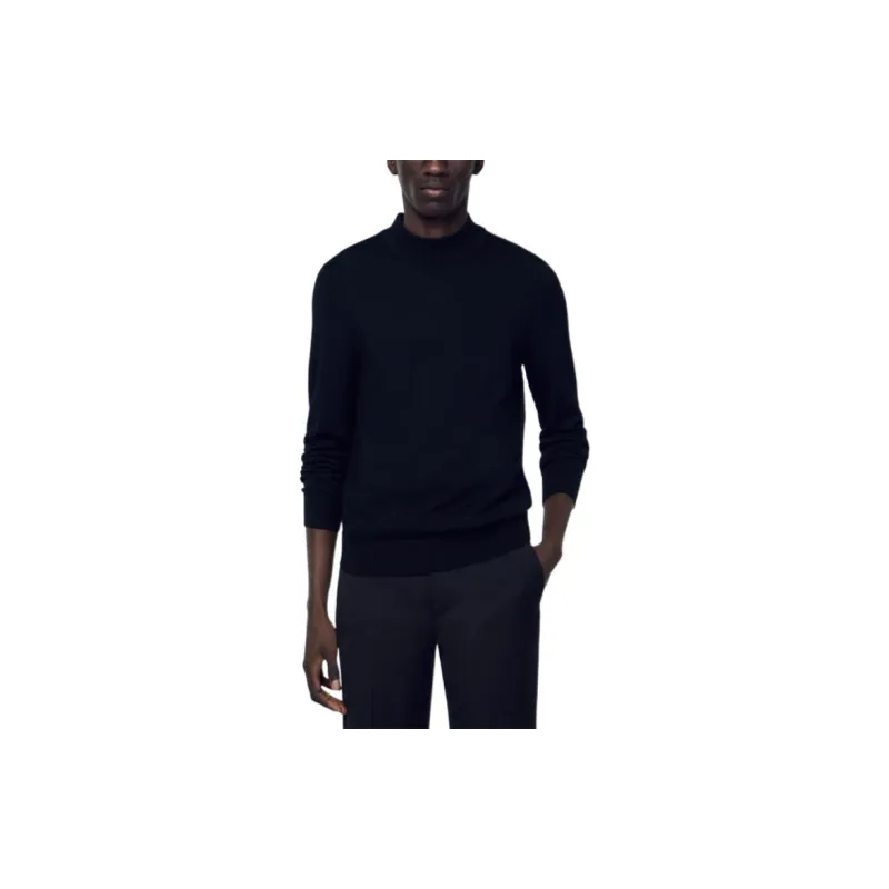 Sandro Sweaters Men Black-3