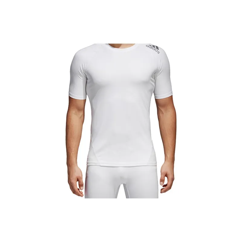 Adidas T Shirts Men White-2