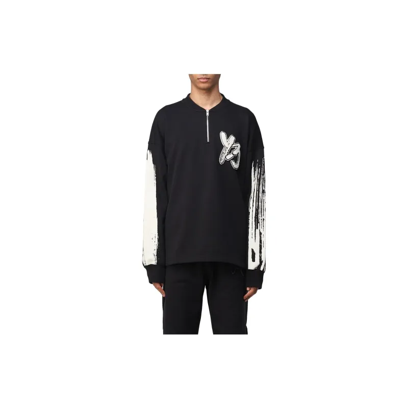 Y 3 Sweatshirts Unisex Black-1