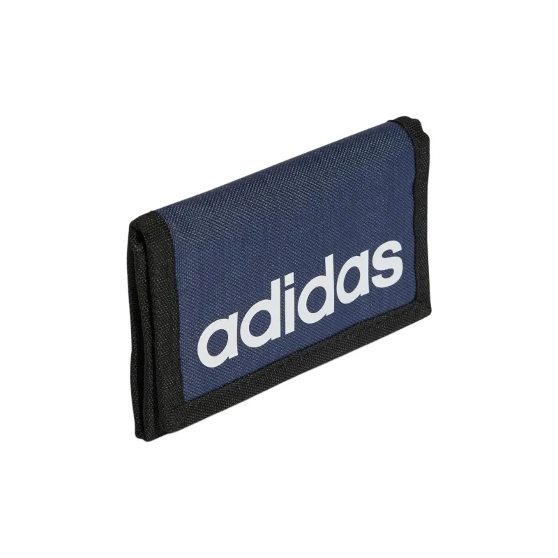 Adidas Recycled Polyester Canvas Wallet Unisex Shadow Marine Blue & White-1