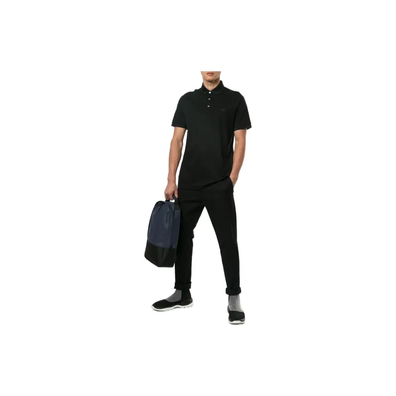 EMPORIO ARMANI Polo Shirts Men Black-1