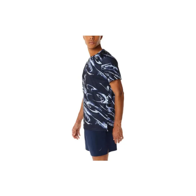 Asics SUMINAGASHI T-Shirts Men Midnight Blue-3