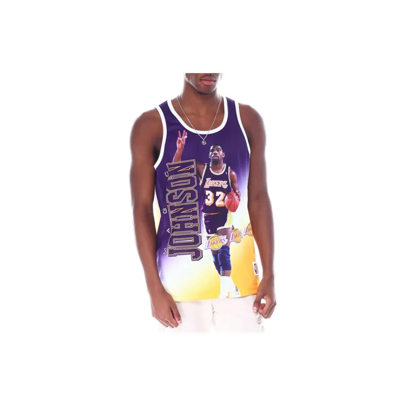 Mitchell Ness Basketball Jerseys Unisex Yellow-2