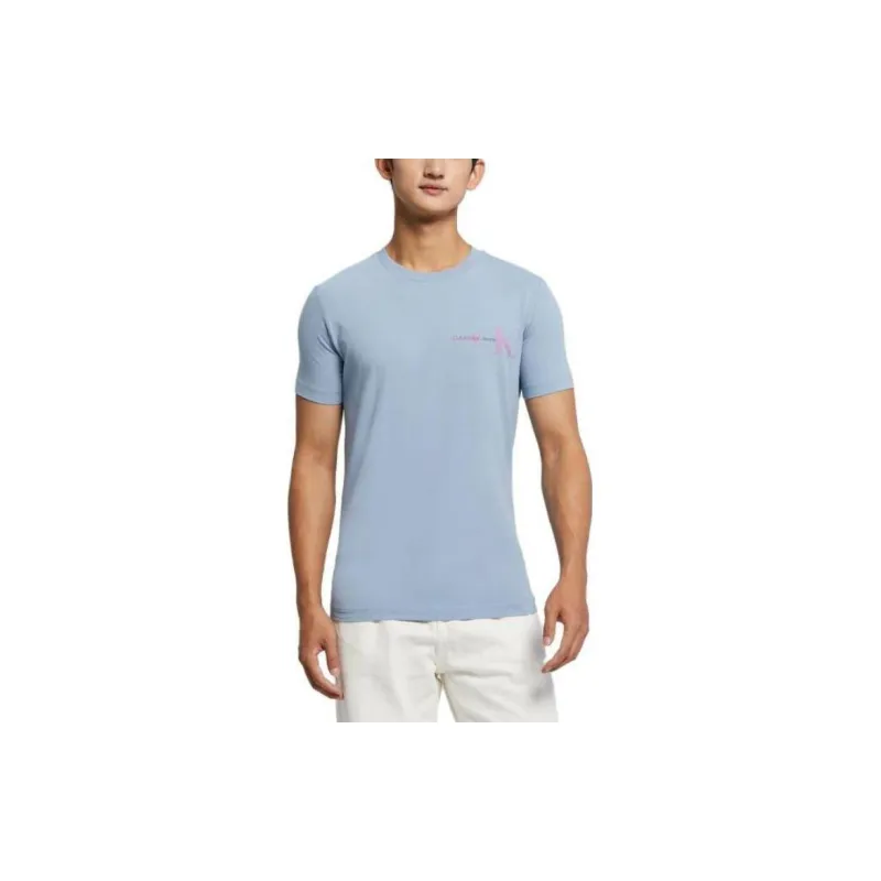 Calvin Klein T Shirts Men Light Blue-1
