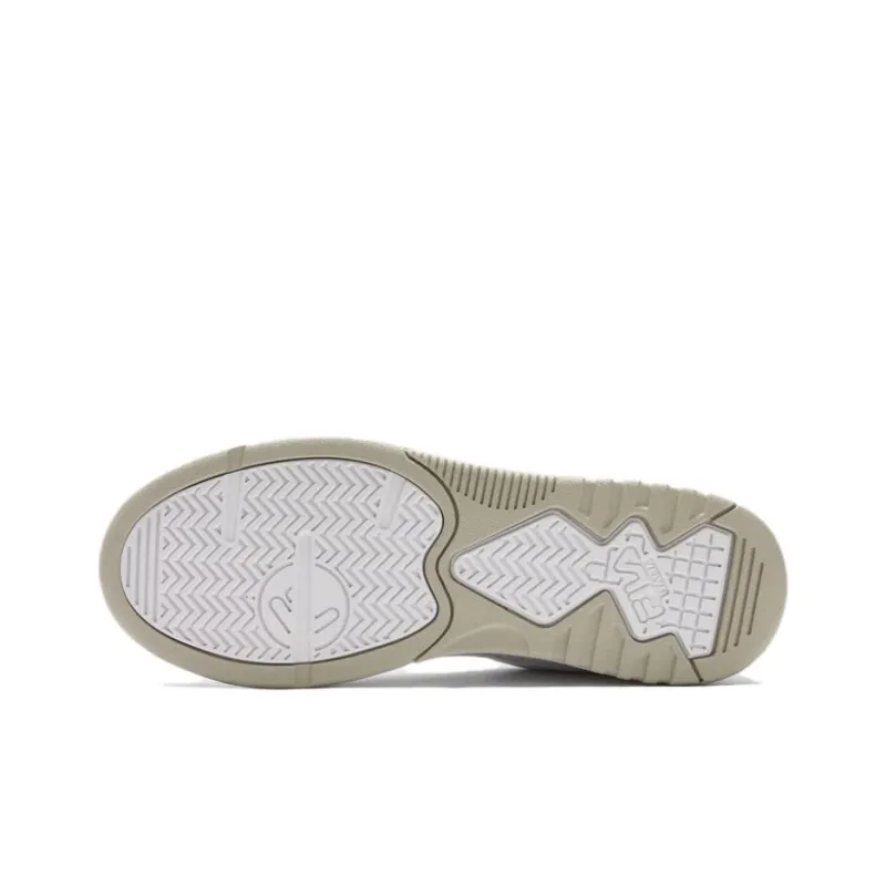 FILA Non slip Lightweight Low Top Skateboard Shoes Women's White-3