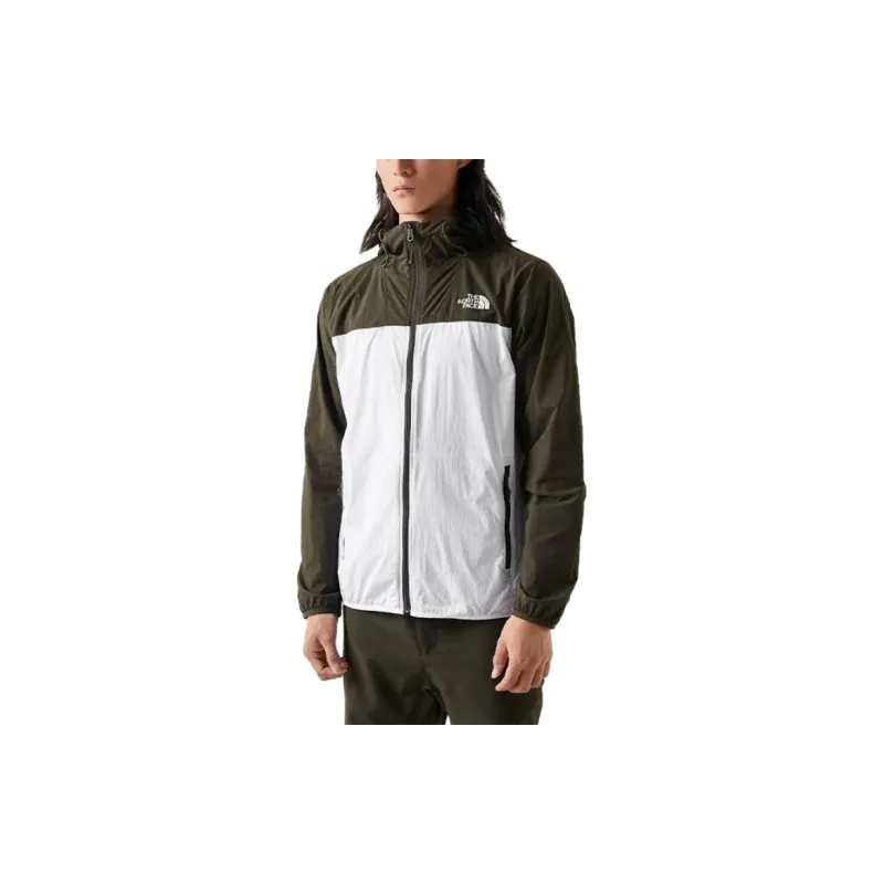 THE NORTH FACE Breathable UV Protection Windproof Sun Protection Clothing Men's Green-4