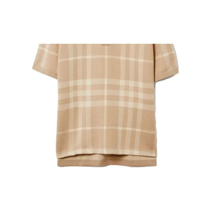 Burberry Polo Shirts Men Khaki-5