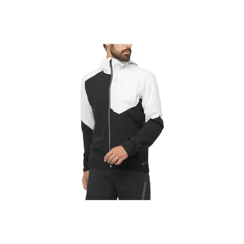 SALOMON BONATTI TRAIL Jackets Men Black/White-2