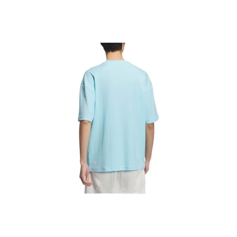 Adidas T Shirts Men Sky Blue-2