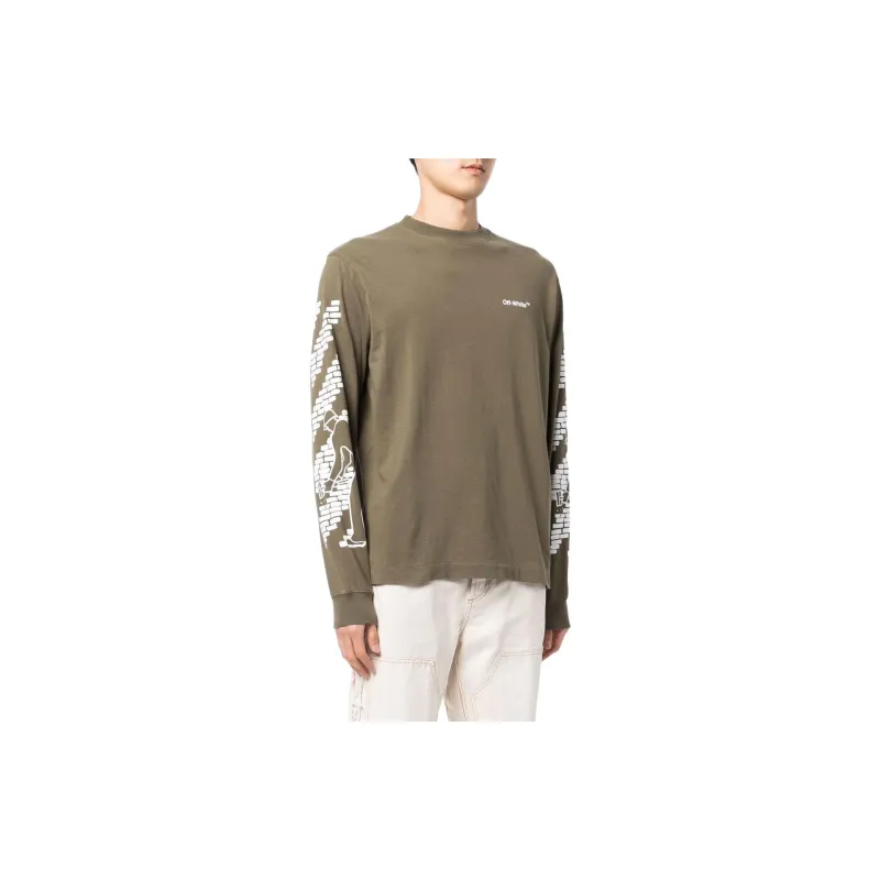 OFF WHITE Bricks Skate Long Sleeve T Shirt-3