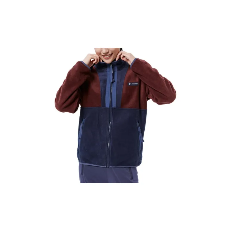 Columbia Back Bowl Jackets Unisex Ink Blue/Brown-5