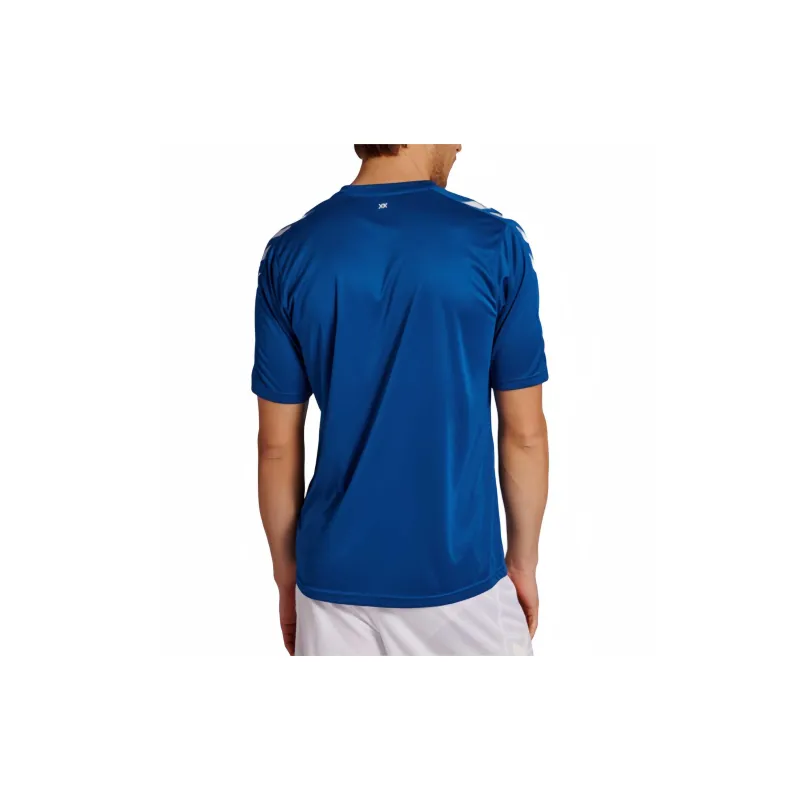 Hummel HmlCORE XK STRIPED JERSEY S/S Soccer Jerseys Men Blue/White-1