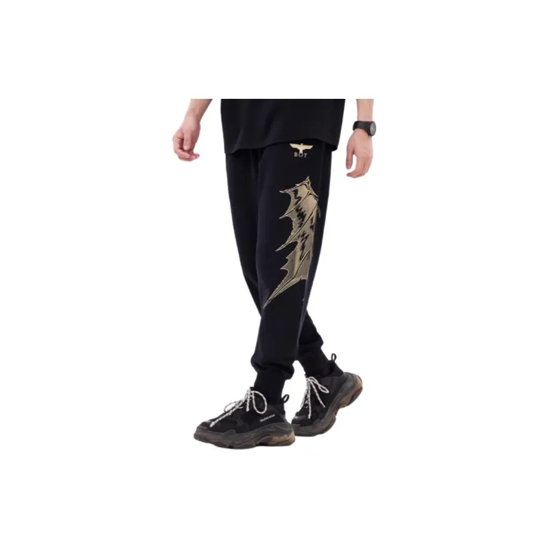 Boy London Knitted Sports Pants Unisex Black-4