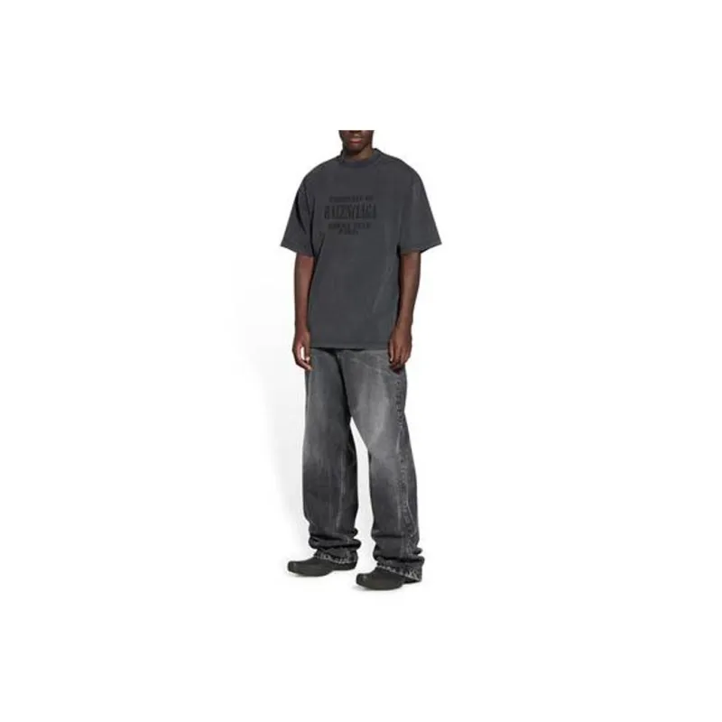 Balenciaga Property Large Fit Vintage T shirt-2