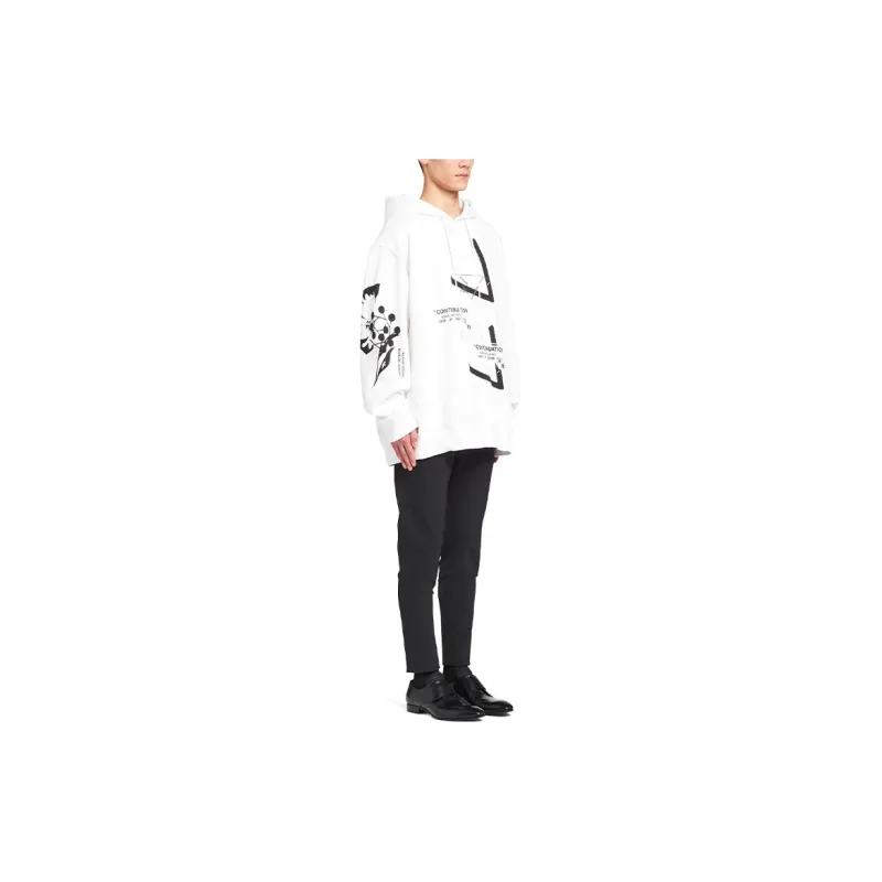 PRADA Sweatshirts Men White-3