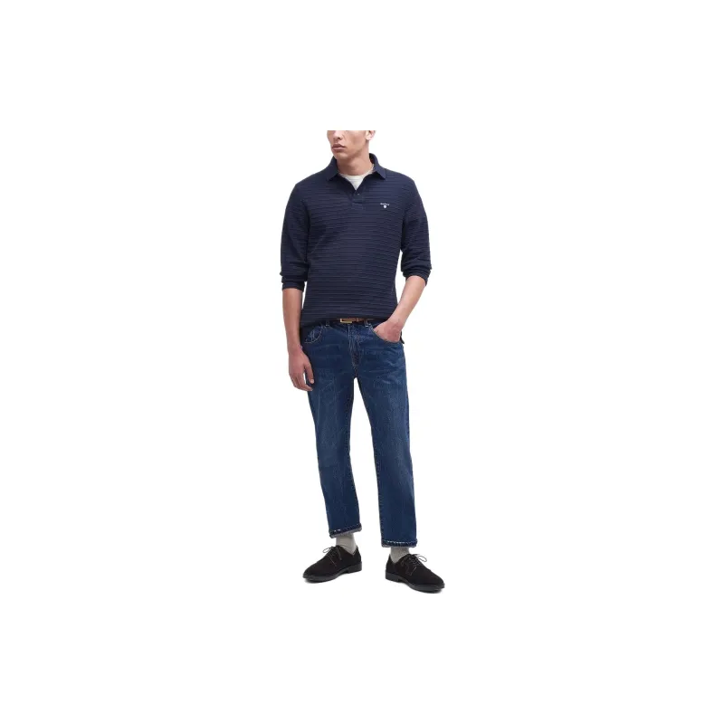 BARBOUR Cramlington Polo Shirt Polo Shirt Men's Navy Blue-1