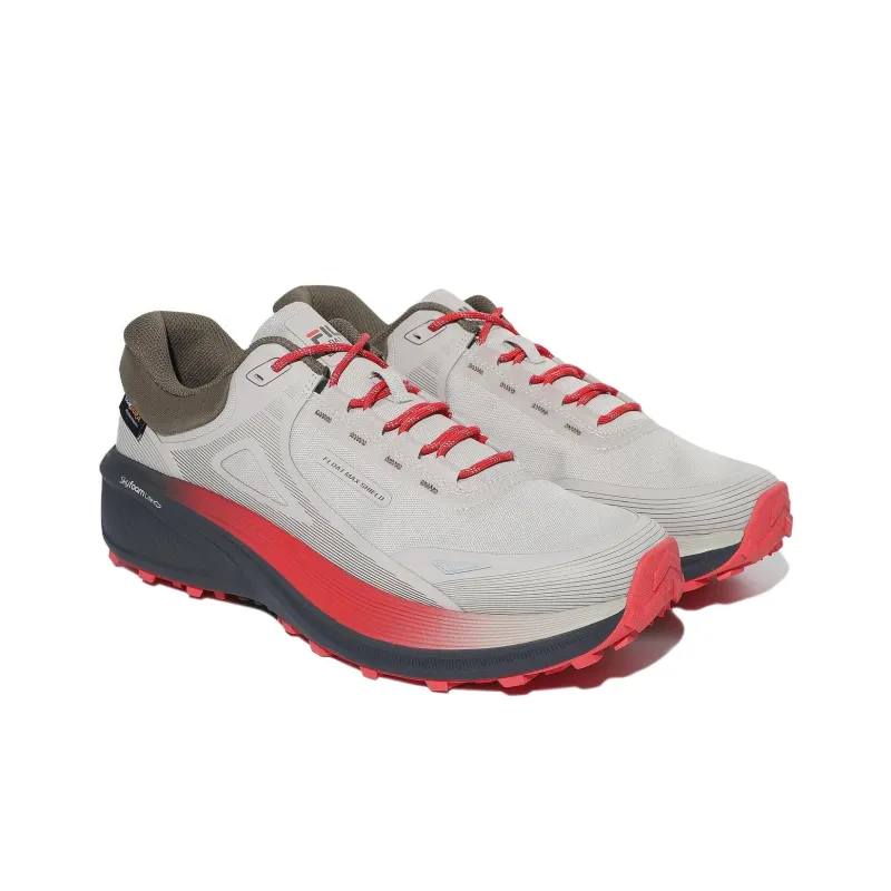 FILA Float Slip Resistant Low Top Trail Running Shoes Unisex Gray-2