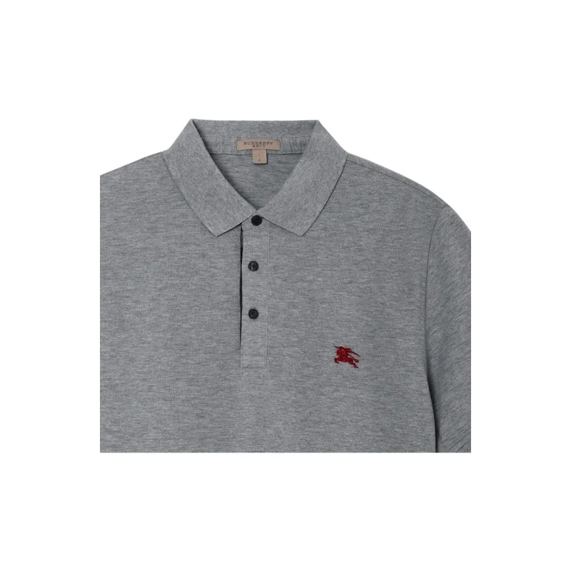 Burberry Polo Shirt Men's Light Gray-2