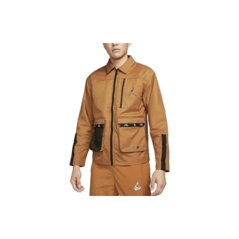 Jordan Jacket Men's Brown Yellow-3