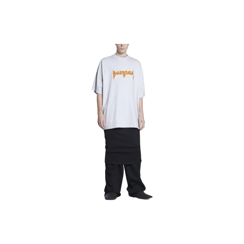 Balenciaga Metal Vintage Oversized T Shirt-2