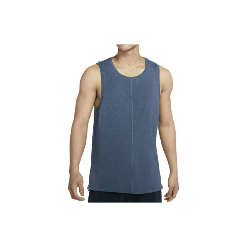 Nike Tank Tops Men Blue Gray-2